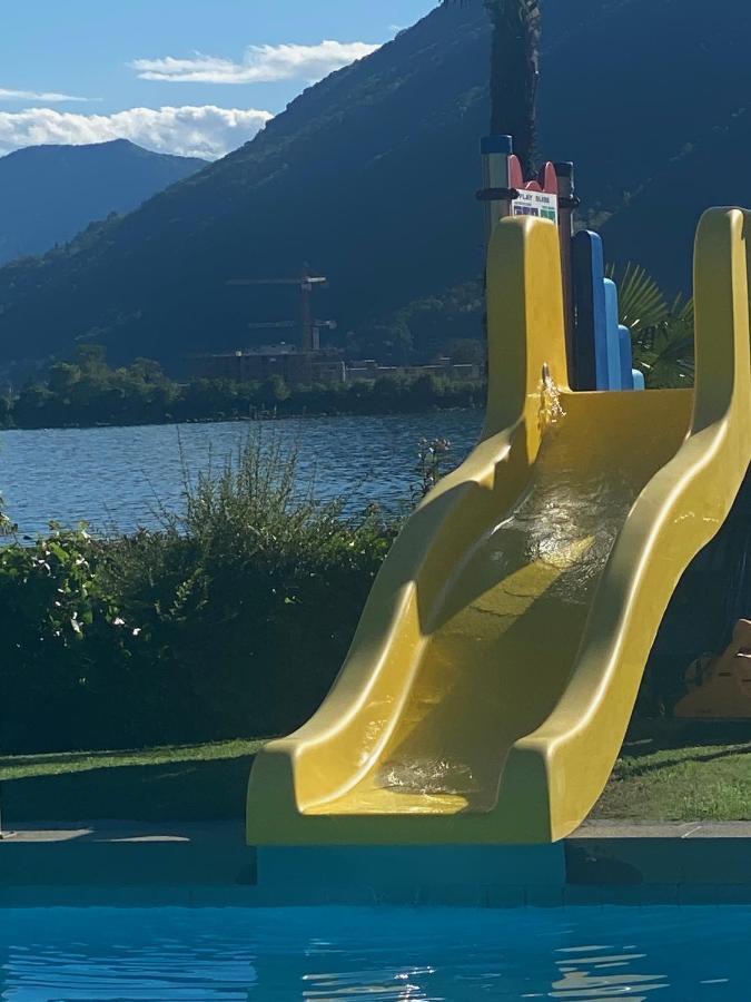 Holiday On The Lake Lugano 2-16 Bissone Exterior foto